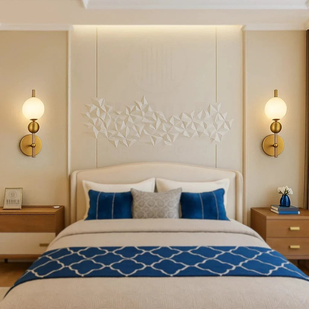 Opal Sphere Wall Light