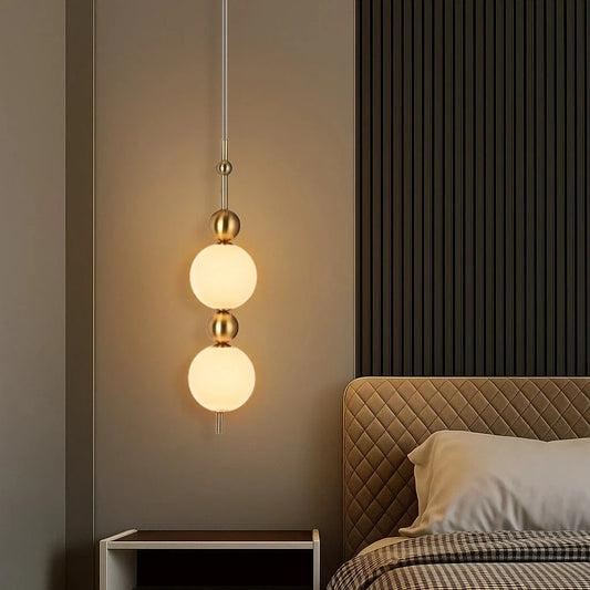 Opal Sphere Hanging Light