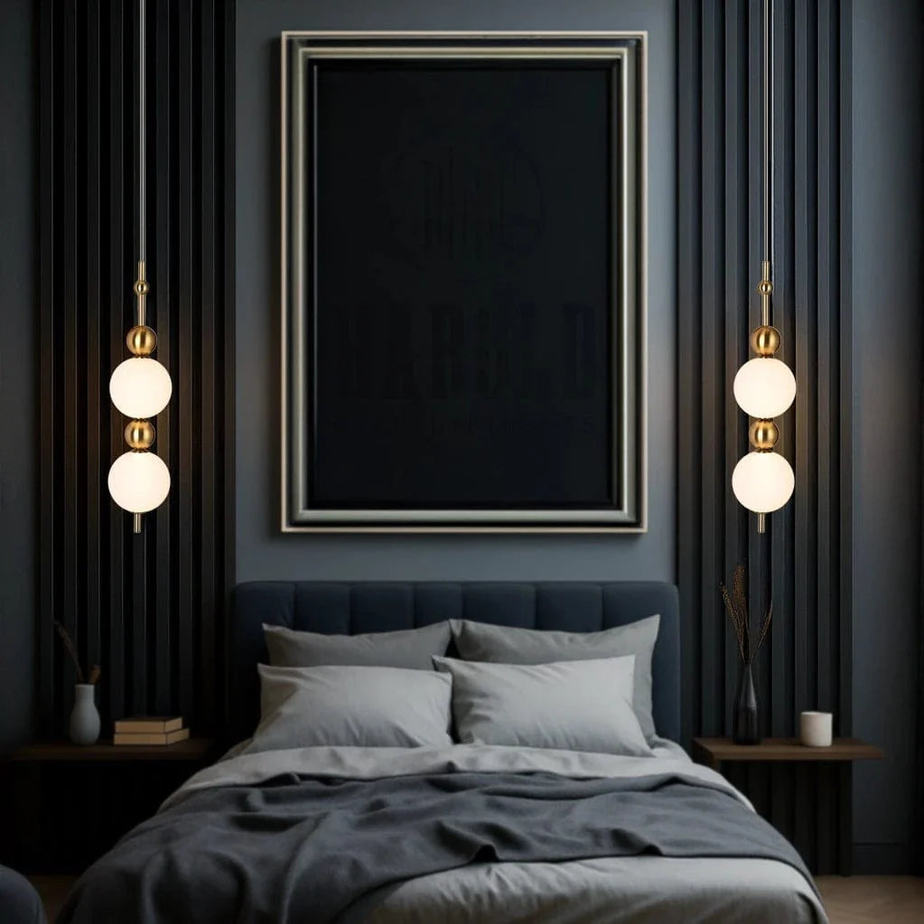 Opal Sphere Hanging Light