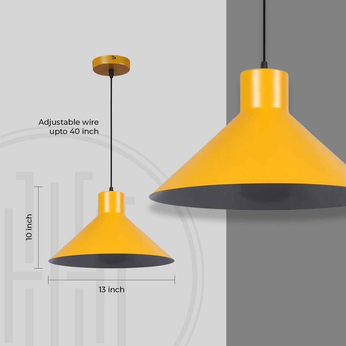 Horizon Cone Pendant Light