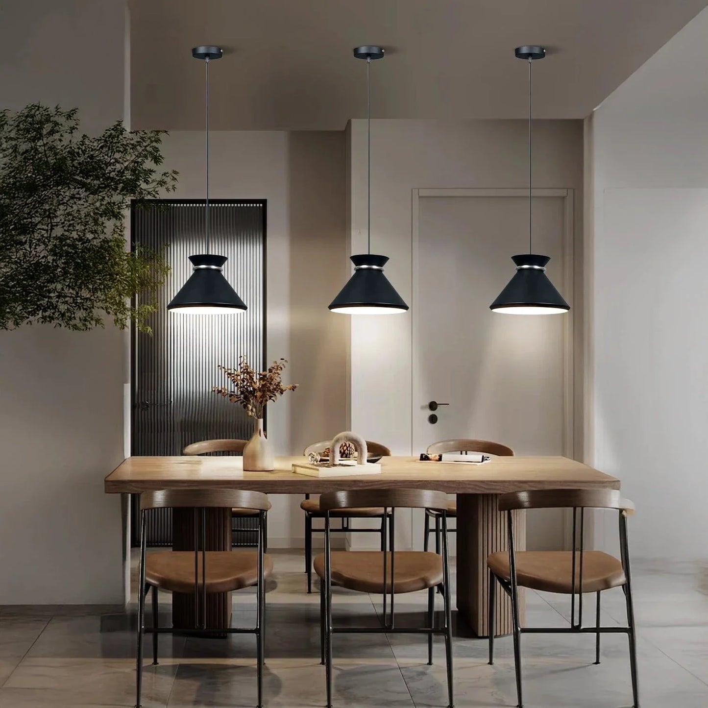 Midnight Halo Hanging Light