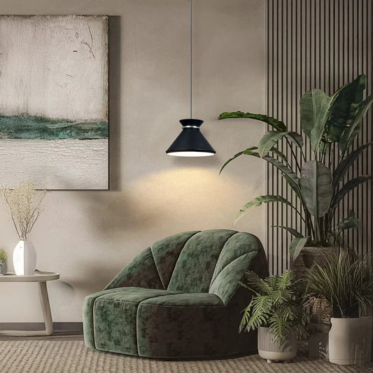 Midnight Halo Hanging Light