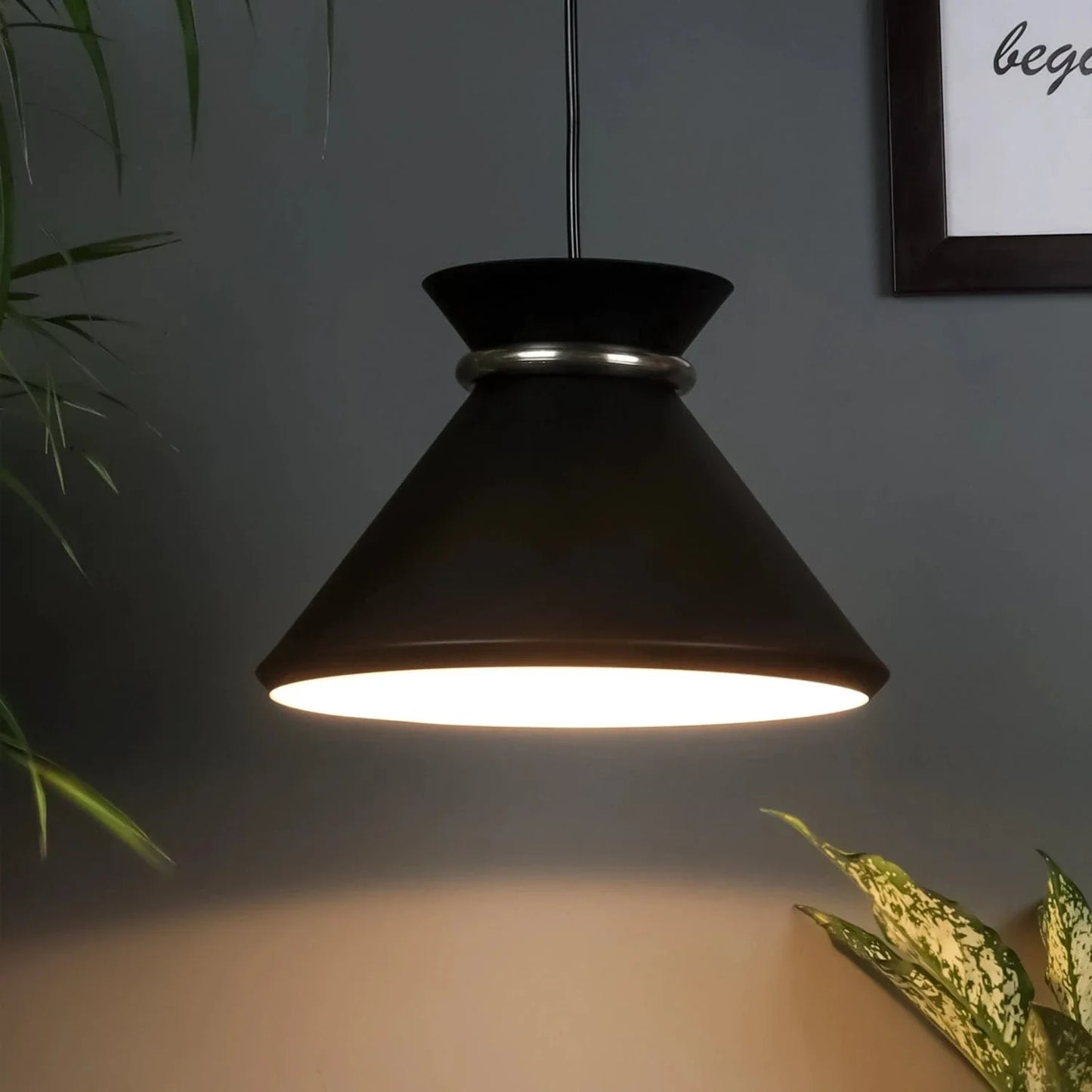 Midnight Halo Hanging Light