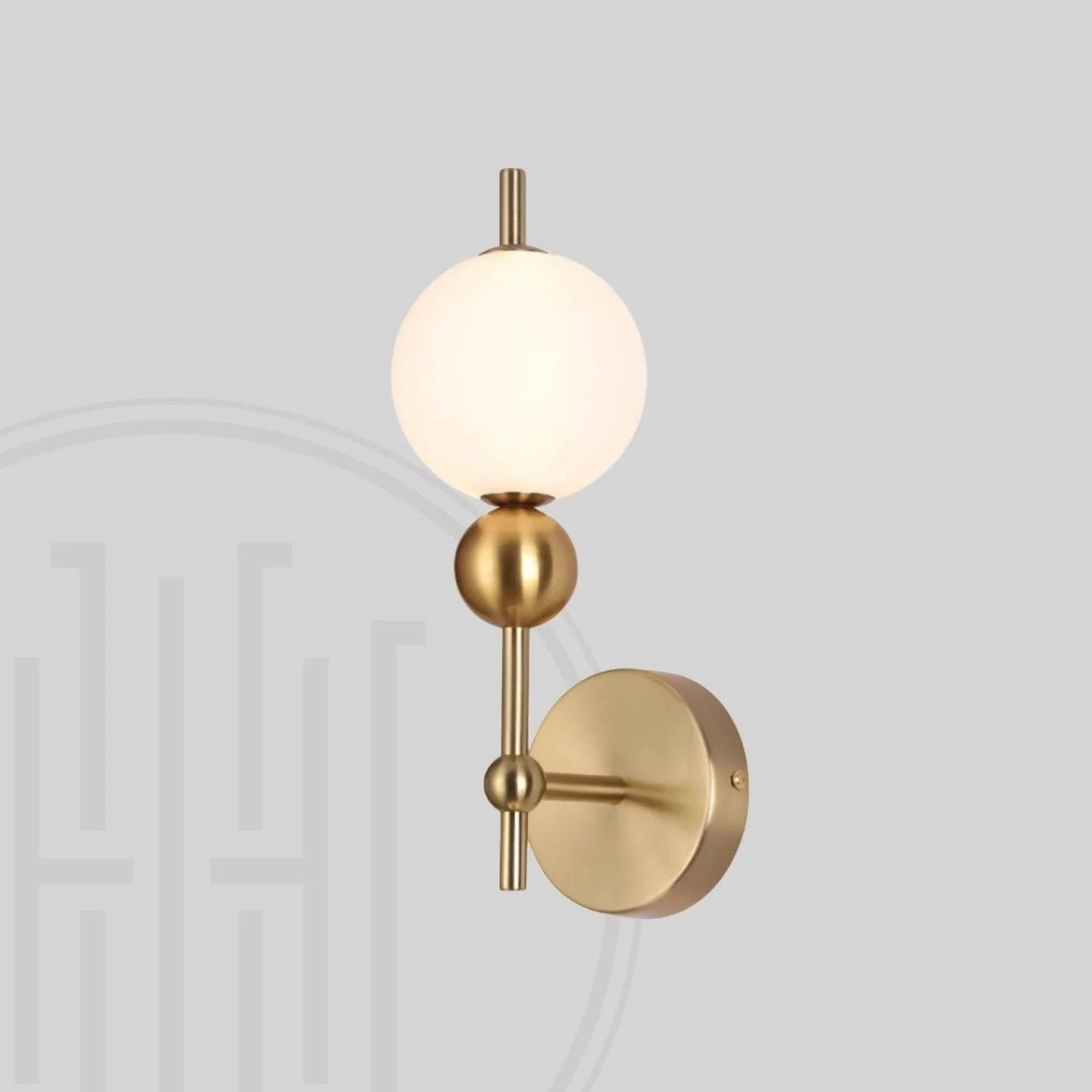 Opal Sphere Wall Light