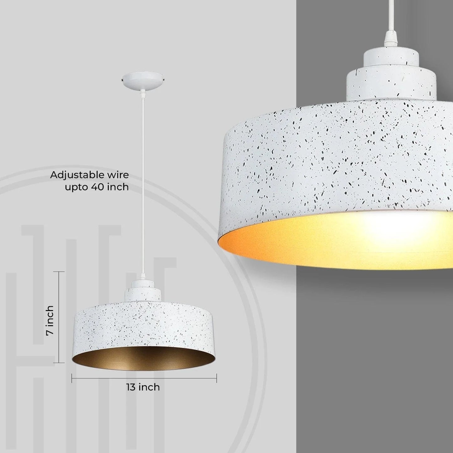 Lunar Stone Pendant Light