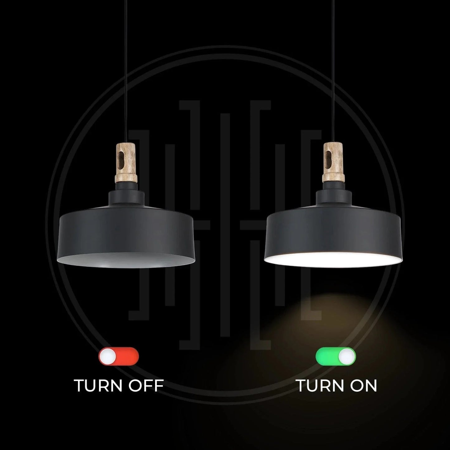 Nordic Noir Pendant Light