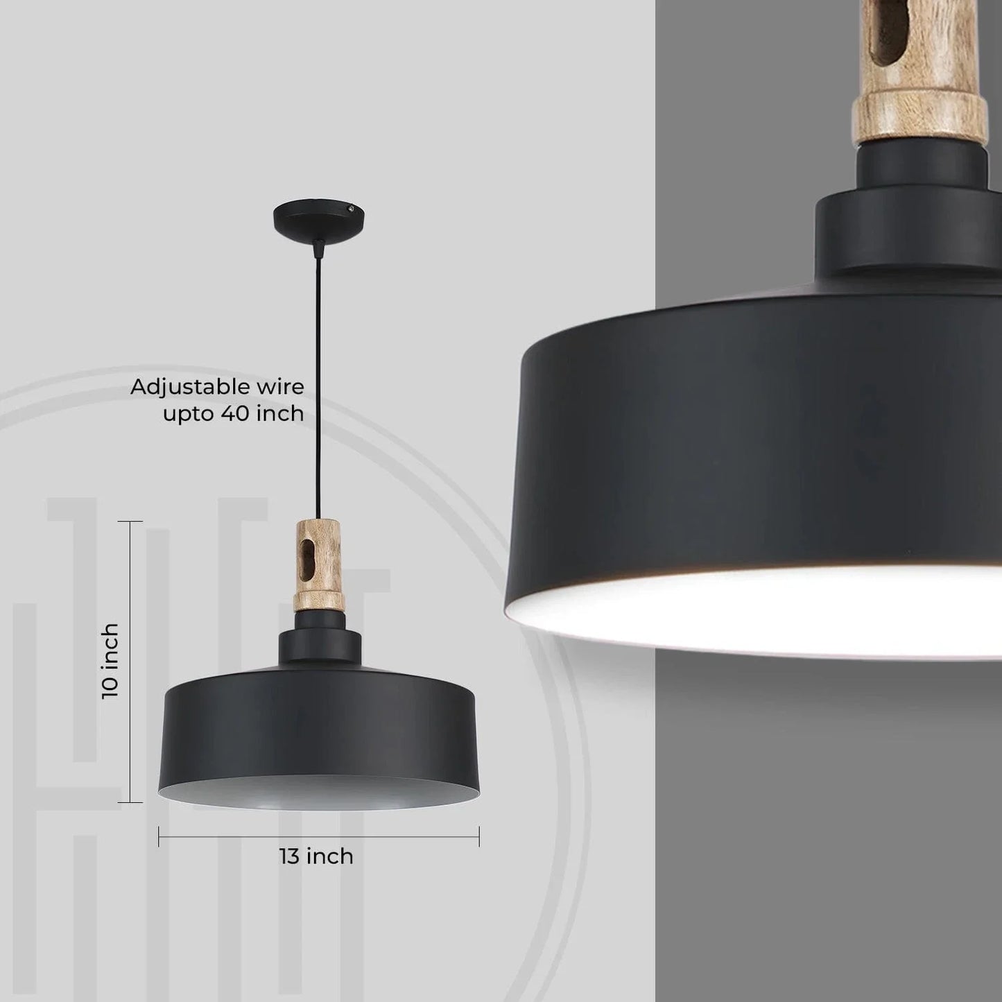 Nordic Noir Pendant Light