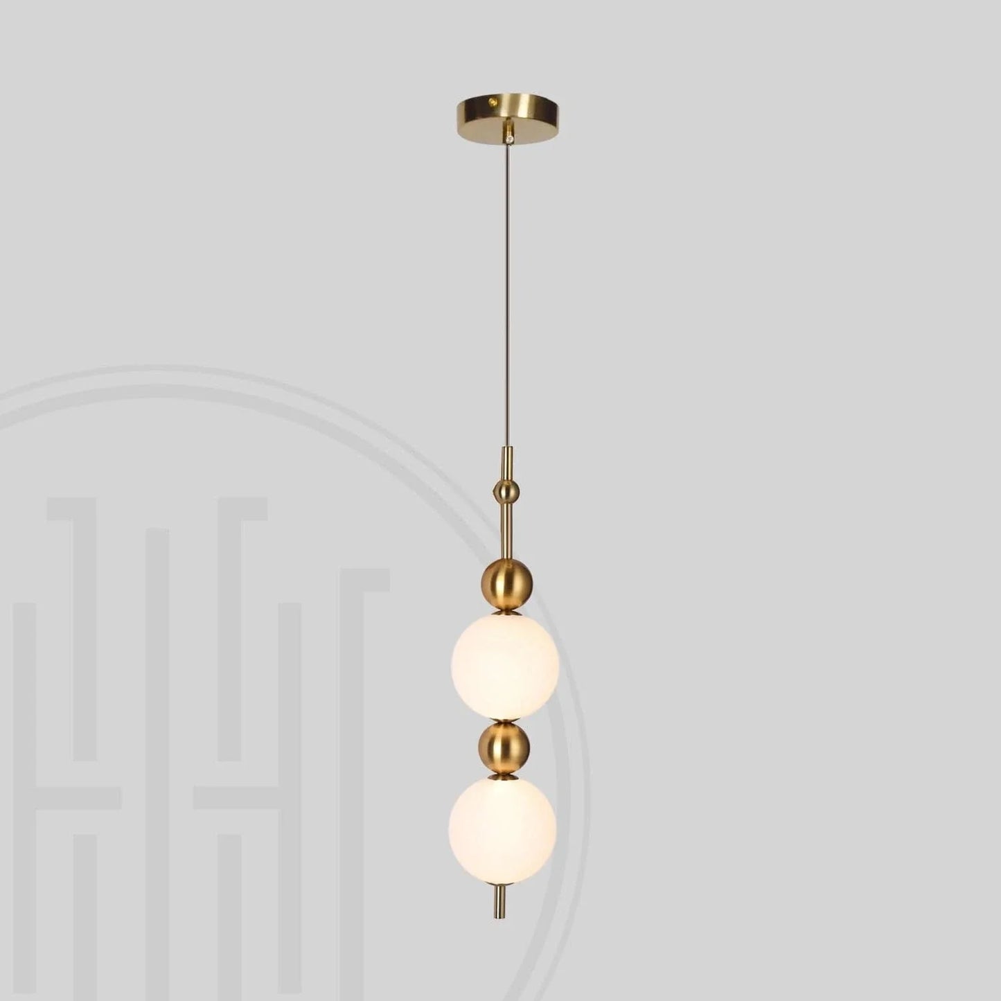 Opal Sphere Hanging Light