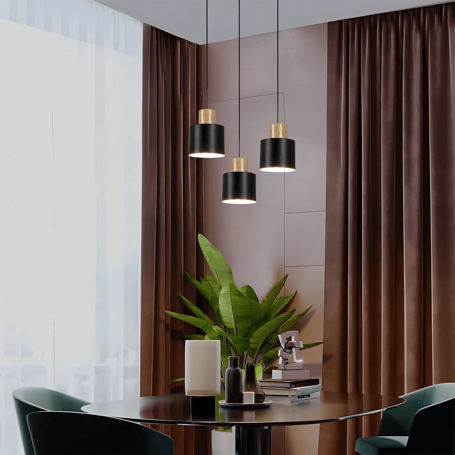 Ebony Glow Pendant Light