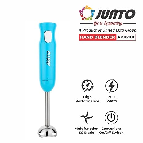 UCOOK Junto By United Ekta Engg. Electric Hand Blender with DC Motor, 300 W,