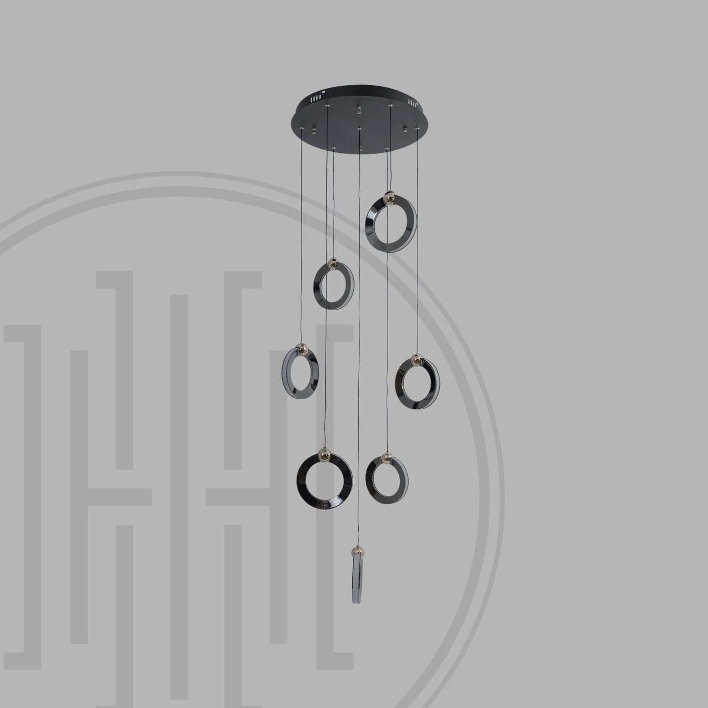 Aerial Rings Hanging Pendant Light