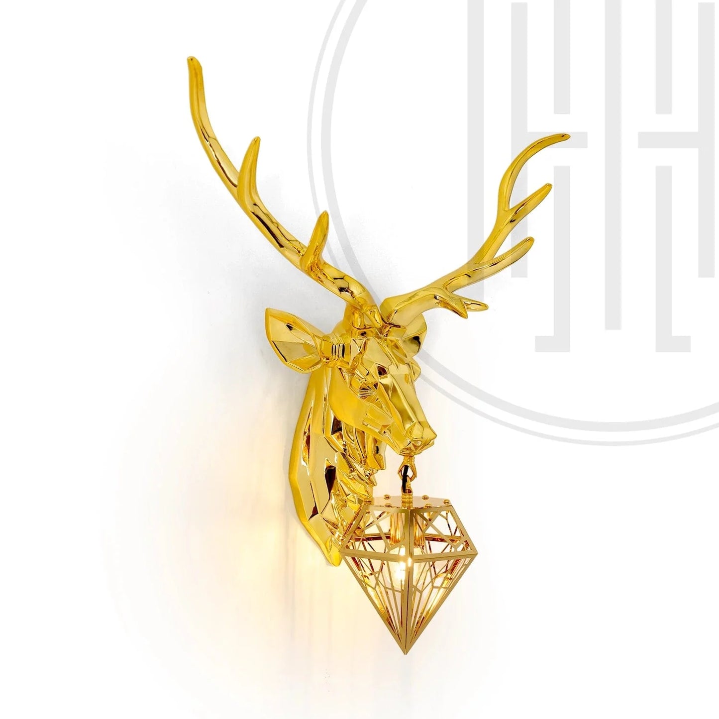 Alpha Stag Wall Light