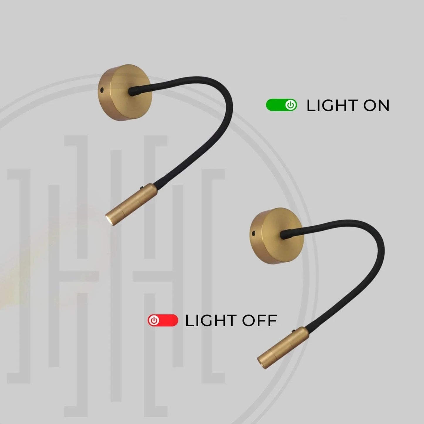 Adjustable Bedside Reading Light