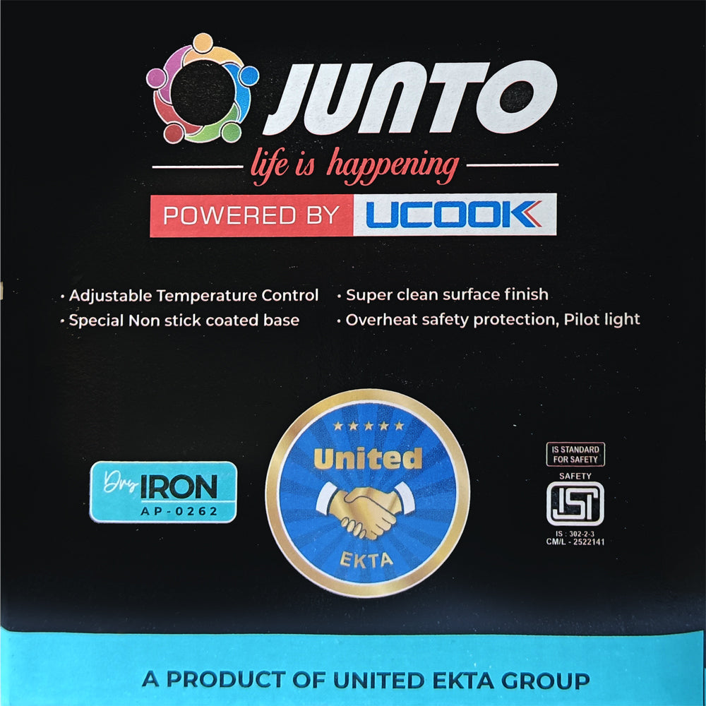 Ucook APP ELECTRIC DRY IRON JUNTO 1000 WATT