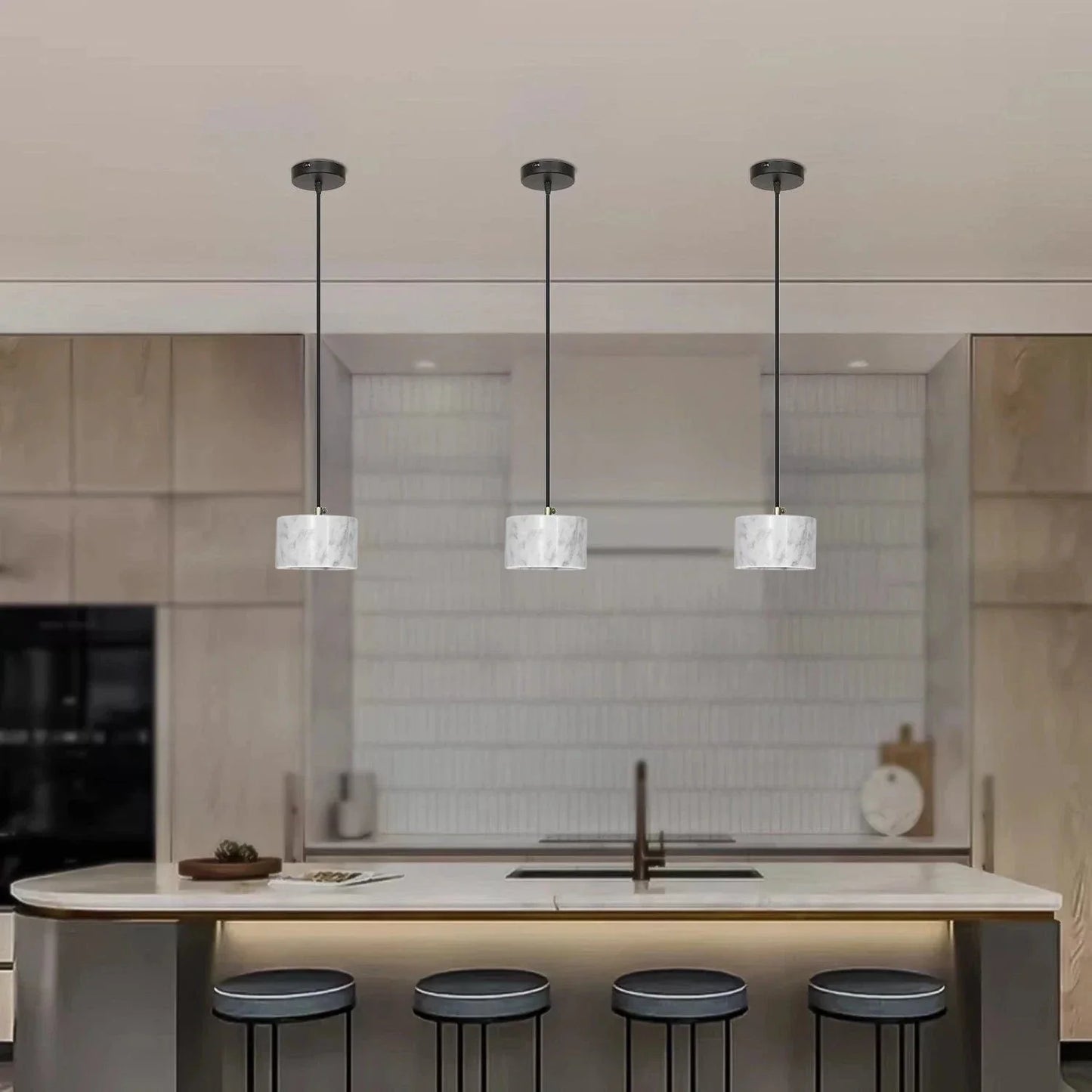 Elysian Marble Pendant Light