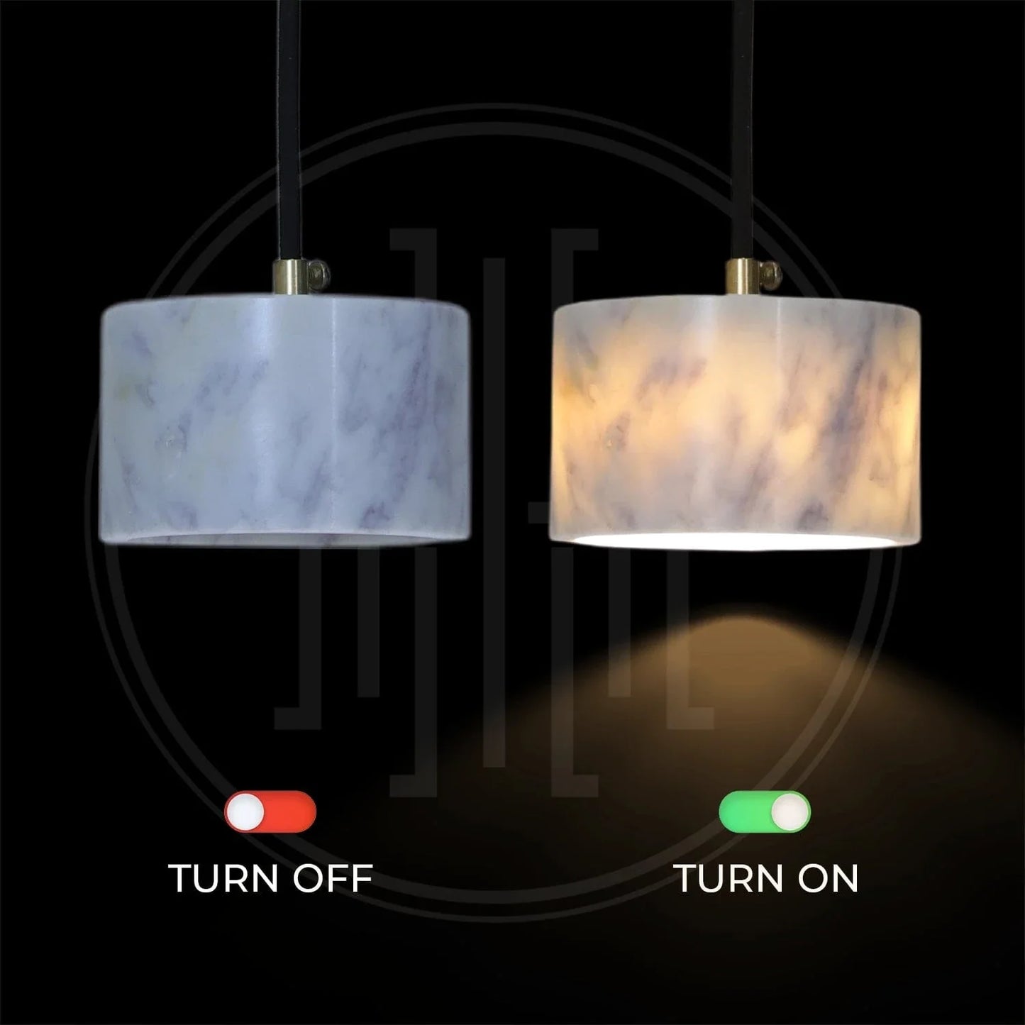 Elysian Marble Pendant Light