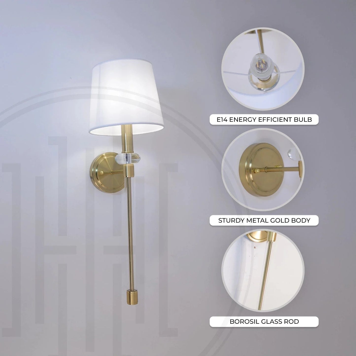 Elegant Jewel Wall Light