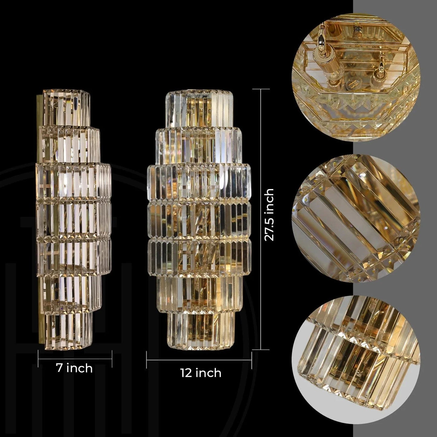 Crystal Empire Wall Sconce