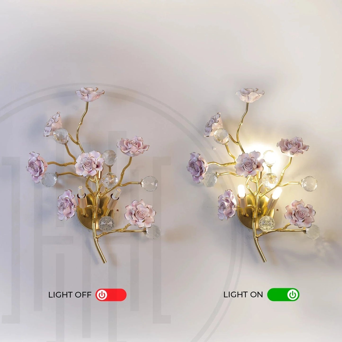 Rosea Rosa Wall Light